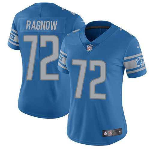 Nike Detroit Lions #72 Frank Ragnow Home Vapor Untouchable Blue Limited NFL