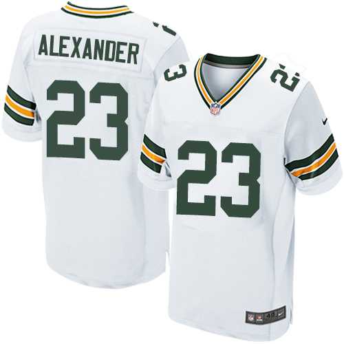 Nike Green Bay Packers #23 Jaire Alexander White Men's Stitched NFL Elite Jersey