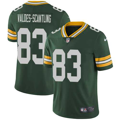 Nike Green Bay Packers #83 Marquez Valdes-Scantling Green Team Color Men's Stitched NFL Vapor Untouchable Limited Jersey