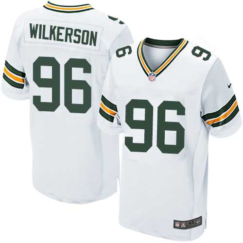Nike Green Bay Packers #96 Muhammad Wilkerson White Men's Stitched NFL Elite Jersey