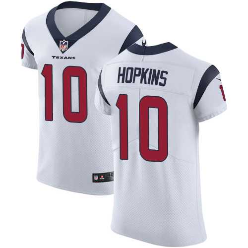 Nike Houston Texans #10 DeAndre Hopkins White Men's Stitched NFL Vapor Untouchable Elite Jersey