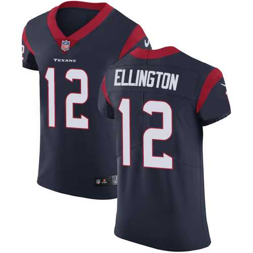 Nike Houston Texans #12 Bruce Ellington Navy Blue Team Color Men's Stitched NFL Vapor Untouchable Elite Jersey