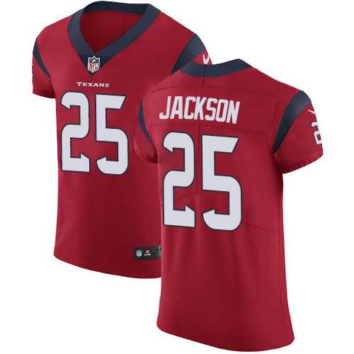 Nike Houston Texans #25 Kareem Jackson Red Alternate Men's Stitched NFL Vapor Untouchable Elite Jersey