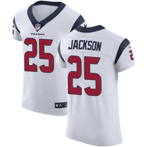 Nike Houston Texans #25 Kareem Jackson White Men's Stitched NFL Vapor Untouchable Elite Jersey