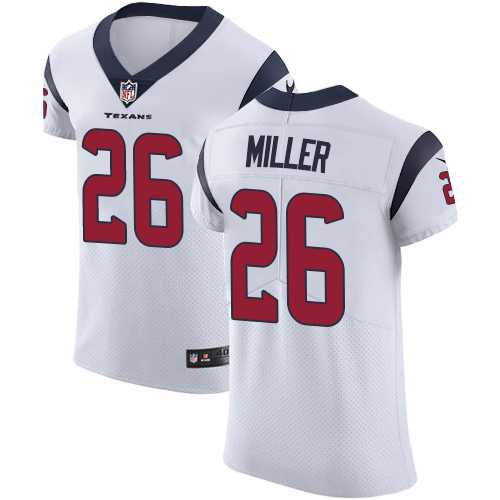 Nike Houston Texans #26 Lamar Miller White Men's Stitched NFL Vapor Untouchable Elite Jersey