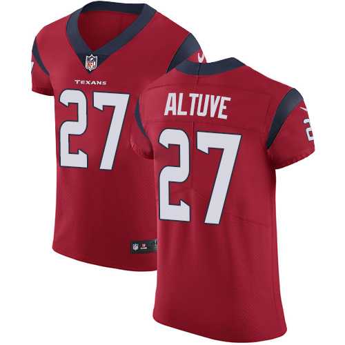 Nike Houston Texans #27 Jose Altuve Red Alternate Men's Stitched NFL Vapor Untouchable Elite Jersey