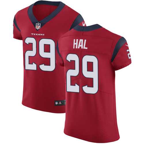 Nike Houston Texans #29 Andre Hal Red Alternate Men's Stitched NFL Vapor Untouchable Elite Jersey
