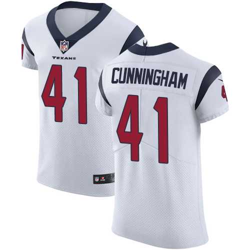 Nike Houston Texans #41 Zach Cunningham White Men's Stitched NFL Vapor Untouchable Elite Jersey