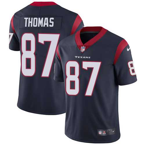 Nike Houston Texans #87 Demaryius Thomas Navy Blue Team Color Men's Stitched NFL Vapor Untouchable Limited Jersey