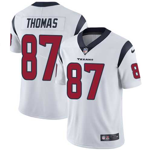 Nike Houston Texans #87 Demaryius Thomas White Men's Stitched NFL Vapor Untouchable Limited Jersey