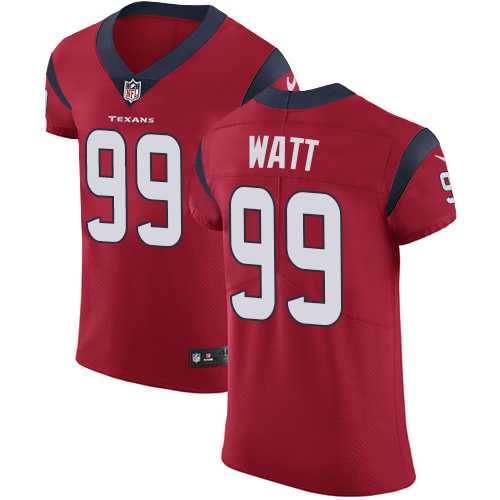 Nike Houston Texans #99 J.J. Watt Red Alternate Men's Stitched NFL Vapor Untouchable Elite Jersey