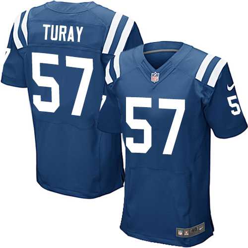 Nike Indianapolis Colts #57 Kemoko Turay Royal Blue Team Color Men's Stitched NFL Elite Jersey
