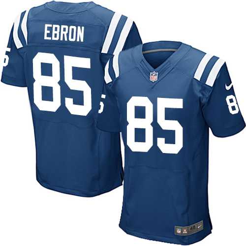 Nike Indianapolis Colts #85 Eric Ebron Royal Blue Team Color Men's Stitched NFL Elite Jersey