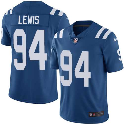 Nike Indianapolis Colts #94 Tyquan Lewis Royal Blue Team Color Men's Stitched NFL Vapor Untouchable Limited Jersey