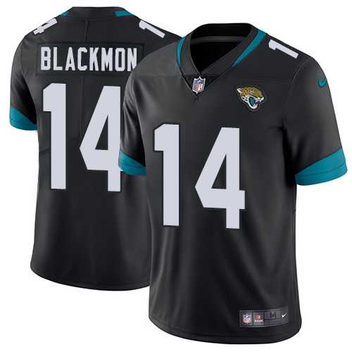 Nike Jacksonville Jaguars #14 Justin Blackmon Black Team Color Men's Stitched NFL Vapor Untouchable Limited Jersey
