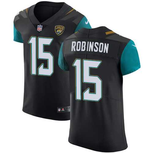 Nike Jacksonville Jaguars #15 Allen Robinson Black Alternate Men's Stitched NFL Vapor Untouchable Elite Jersey