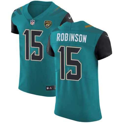 Nike Jacksonville Jaguars #15 Allen Robinson Teal Green Team Color Men's Stitched NFL Vapor Untouchable Elite Jersey