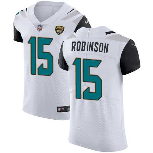 Nike Jacksonville Jaguars #15 Allen Robinson White Men's Stitched NFL Vapor Untouchable Elite Jersey