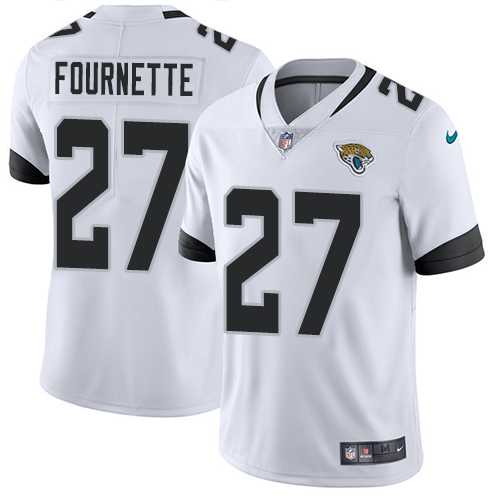Nike Jacksonville Jaguars #27 Leonard Fournette White Men's Stitched NFL Vapor Untouchable Limited Jersey