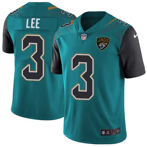 Nike Jacksonville Jaguars #3 Tanner Lee Teal Green Team Color Men's Stitched NFL Vapor Untouchable Limited Jersey