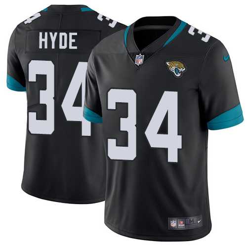 Nike Jacksonville Jaguars #34 Carlos Hyde Black Alternate Men's Stitched NFL Vapor Untouchable Limited Jersey