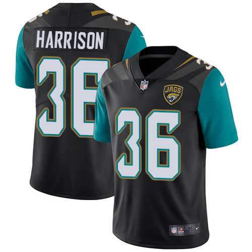 Nike Jacksonville Jaguars #36 Ronnie Harrison Black Alternate Men's Stitched NFL Vapor Untouchable Limited Jersey