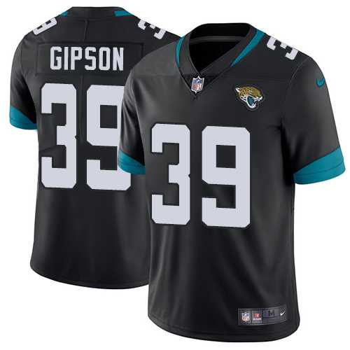 Nike Jacksonville Jaguars #39 Tashaun Gipson Black Team Color Men's Stitched NFL Vapor Untouchable Limited Jersey