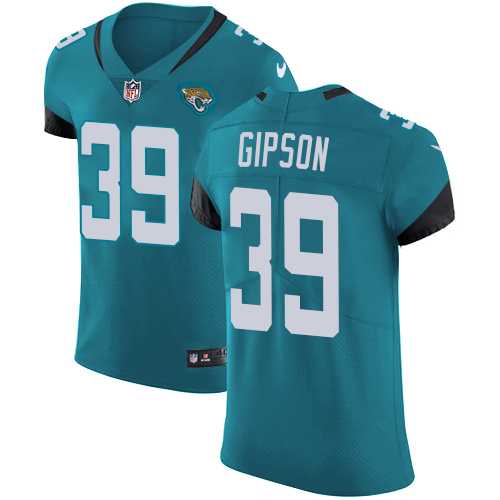 Nike Jacksonville Jaguars #39 Tashaun Gipson Teal Green Alternate Men's Stitched NFL Vapor Untouchable Elite Jersey