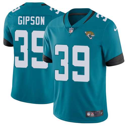 Nike Jacksonville Jaguars #39 Tashaun Gipson Teal Green Alternate Men's Stitched NFL Vapor Untouchable Limited Jersey