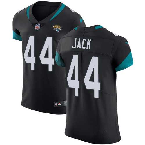 Nike Jacksonville Jaguars #44 Myles Jack Black Team Color Men's Stitched NFL Vapor Untouchable Elite Jersey