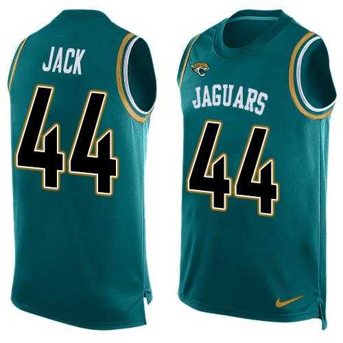 Nike Jacksonville Jaguars #44 Myles Jack Teal Green Alternate Men's Stitched NFL Limited Tank Top Jersey