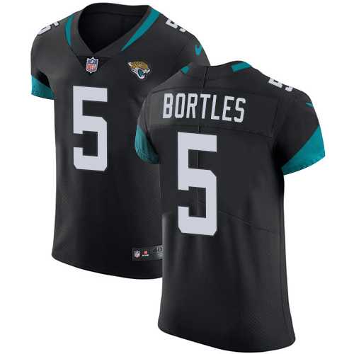 Nike Jacksonville Jaguars #5 Blake Bortles Black Team Color Men's Stitched NFL Vapor Untouchable Elite Jersey
