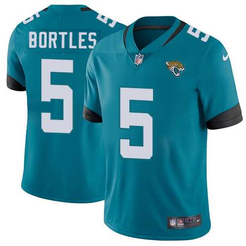 Nike Jacksonville Jaguars #5 Blake Bortles Teal Green Alternate Men's Stitched NFL Vapor Untouchable Limited Jersey