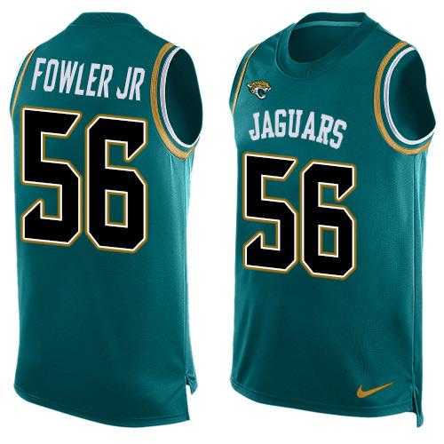 Nike Jacksonville Jaguars #56 Dante Fowler Jr Teal Green Alternate Men's Stitched NFL Limited Tank Top Jersey