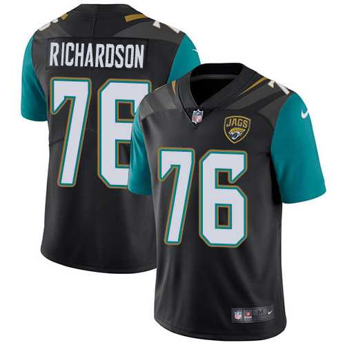 Nike Jacksonville Jaguars #76 Will Richardson Black Team Color Men's Stitched NFL Vapor Untouchable Limited Jersey