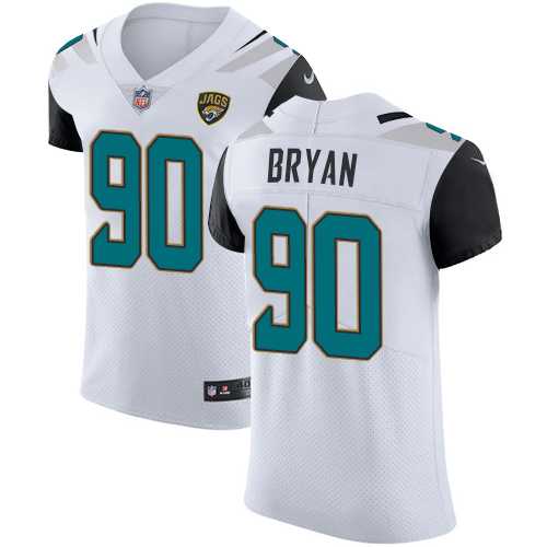 Nike Jacksonville Jaguars #90 Taven Bryan White Men's Stitched NFL Vapor Untouchable Elite Jersey