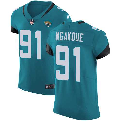 Nike Jacksonville Jaguars #91 Yannick Ngakoue Teal Green Alternate Men's Stitched NFL Vapor Untouchable Elite Jersey
