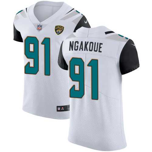 Nike Jacksonville Jaguars #91 Yannick Ngakoue White Men's Stitched NFL Vapor Untouchable Elite Jersey