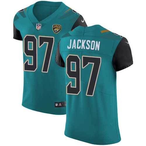 Nike Jacksonville Jaguars #97 Malik Jackson Teal Green Team Color Men's Stitched NFL Vapor Untouchable Elite Jersey