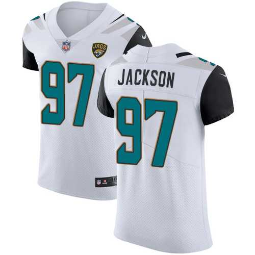 Nike Jacksonville Jaguars #97 Malik Jackson White Men's Stitched NFL Vapor Untouchable Elite Jersey