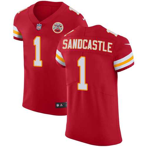 Nike Kansas City Chiefs #1 Leon Sandcastle Red Team Color Men's Stitched NFL Vapor Untouchable Elite Jersey
