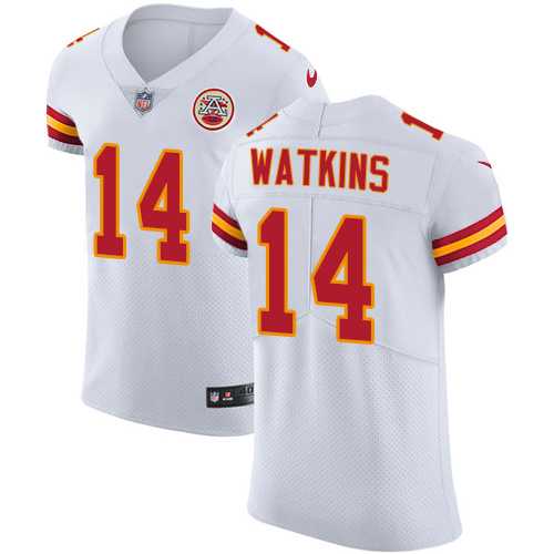 Nike Kansas City Chiefs #14 Sammy Watkins White Men's Stitched NFL Vapor Untouchable Elite Jersey