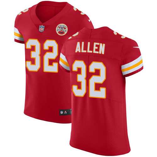 Nike Kansas City Chiefs #32 Marcus Allen Red Team Color Men's Stitched NFL Vapor Untouchable Elite Jersey