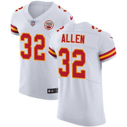 Nike Kansas City Chiefs #32 Marcus Allen White Men's Stitched NFL Vapor Untouchable Elite Jersey
