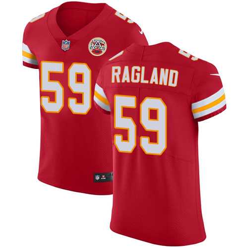 Nike Kansas City Chiefs #59 Reggie Ragland Red Team Color Men's Stitched NFL Vapor Untouchable Elite Jersey