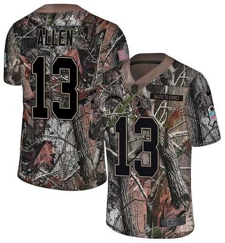 Nike Los Angeles Chargers #13 Keenan Allen Camo Men's Stitched NFL Limited Rush Realtree Jersey