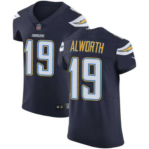 Nike Los Angeles Chargers #19 Lance Alworth Navy Blue Team Color Men's Stitched NFL Vapor Untouchable Elite Jersey