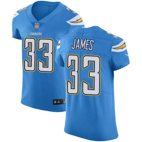 Nike Los Angeles Chargers #33 Derwin James Electric Blue Alternate Men's Stitched NFL Vapor Untouchable Elite Jersey