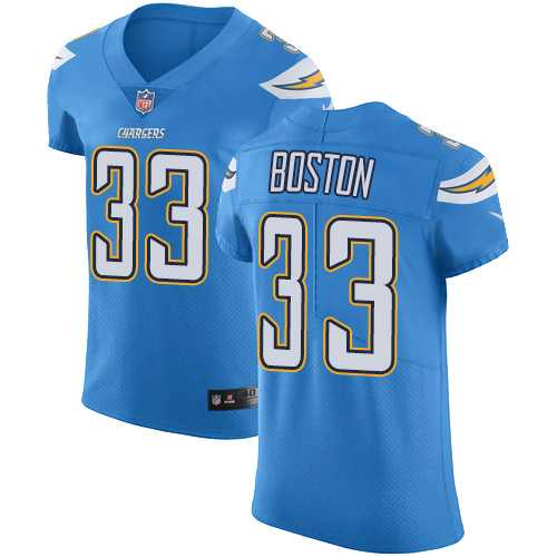 Nike Los Angeles Chargers #33 Tre Boston Electric Blue Alternate Men's Stitched NFL Vapor Untouchable Elite Jersey