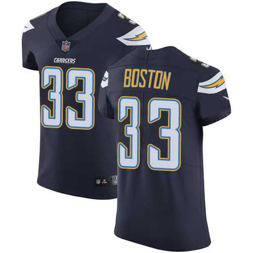 Nike Los Angeles Chargers #33 Tre Boston Navy Blue Team Color Men's Stitched NFL Vapor Untouchable Elite Jersey